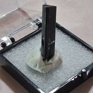 Black Tourmaline Crystal Display